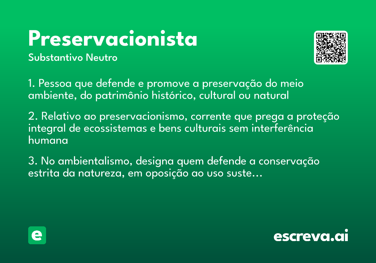 preservacionista