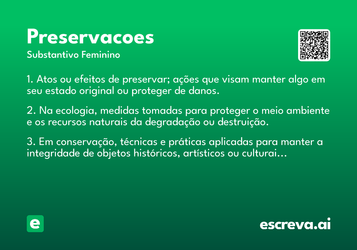 preservacoes