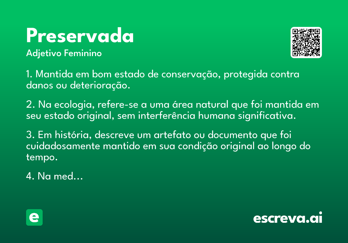preservada