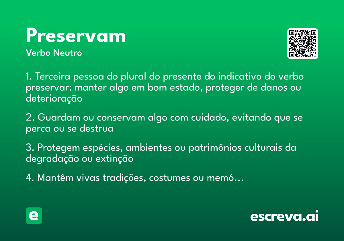 preservam