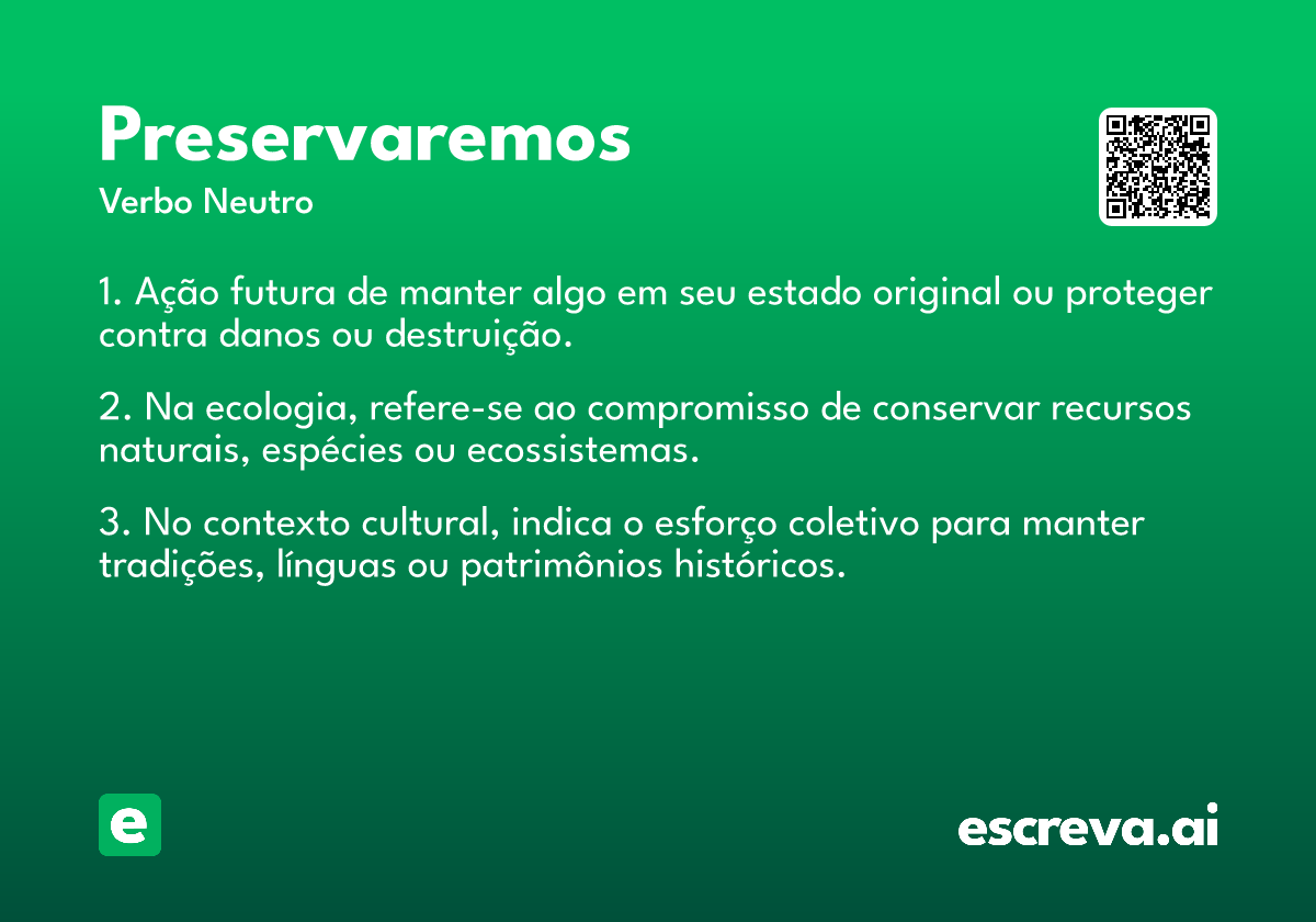 preservaremos