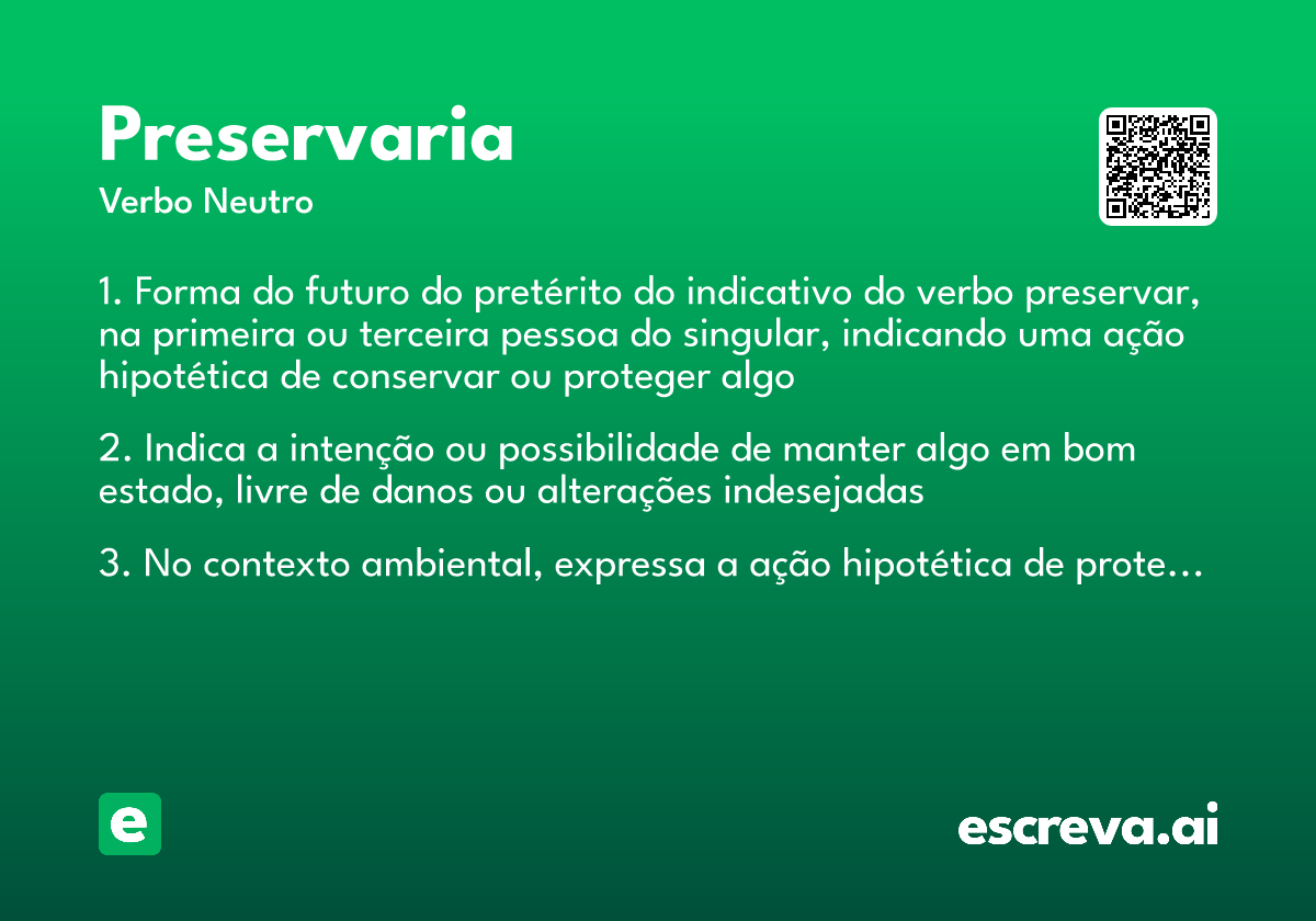 preservaria