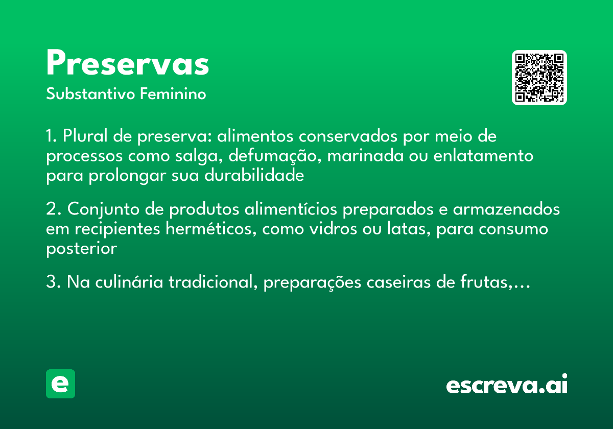 preservas