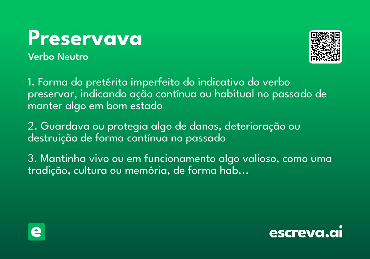 preservava