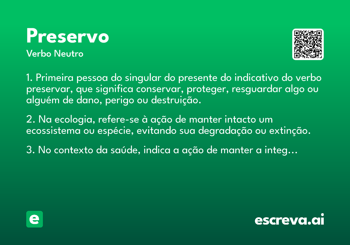 preservo