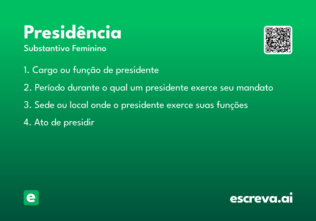 presidência