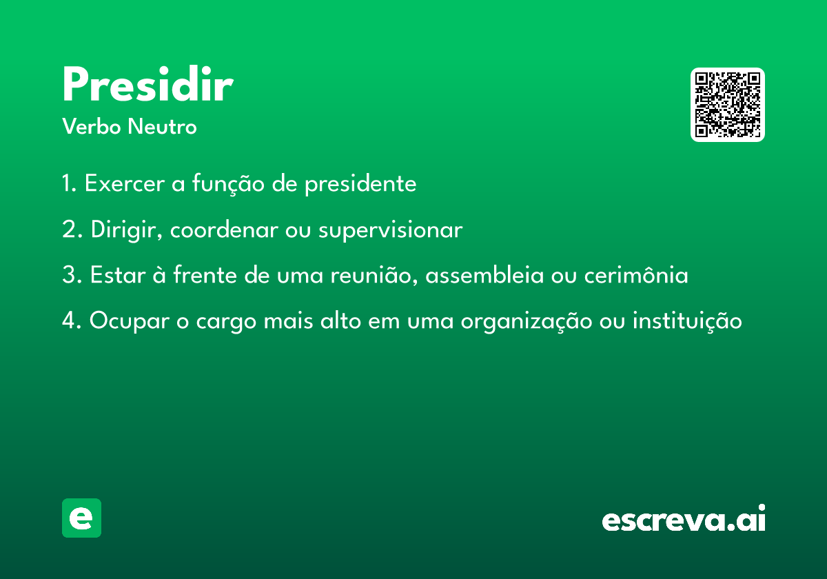presidir