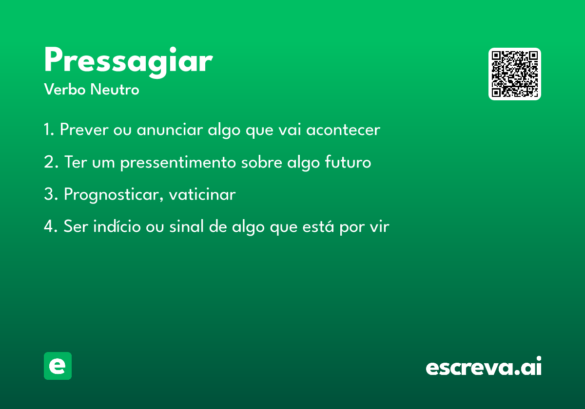 pressagiar
