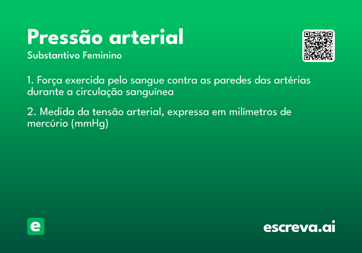 pressão arterial