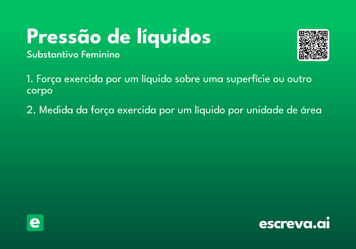 pressão de líquidos