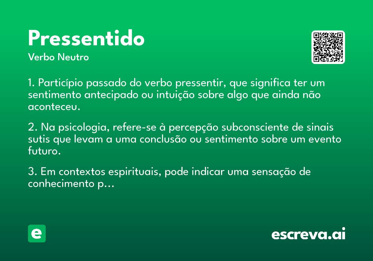 pressentido
