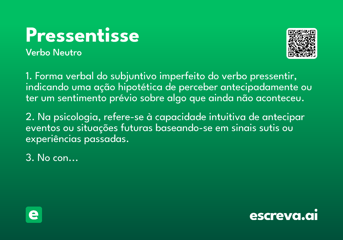 pressentisse