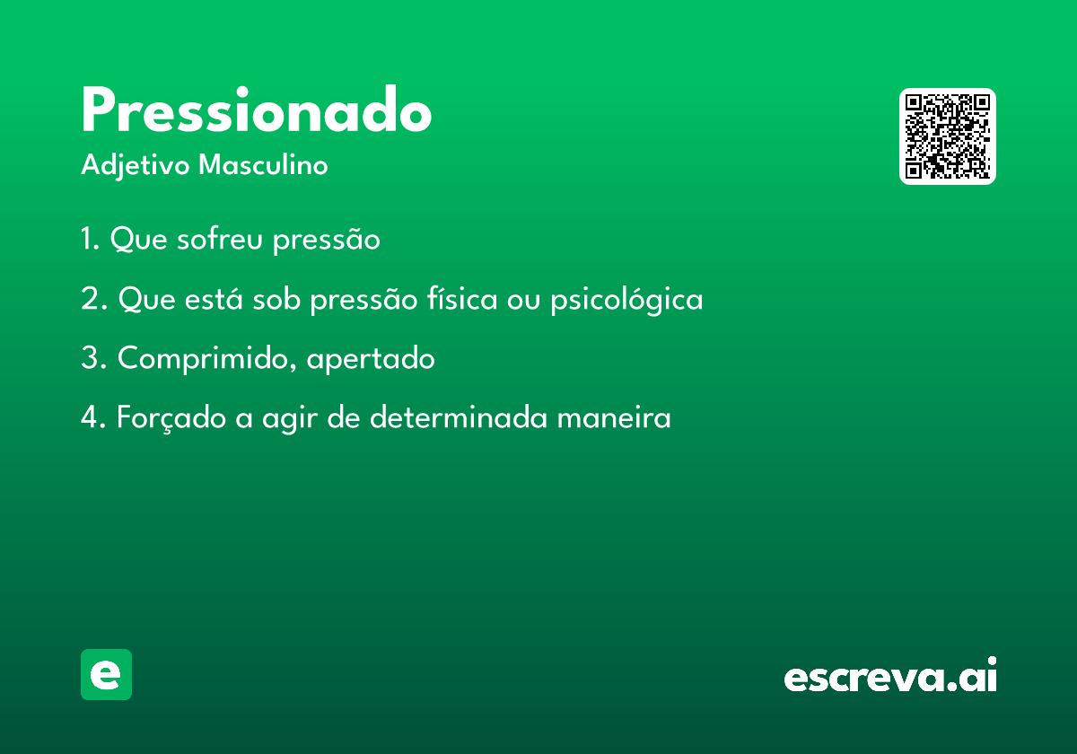 pressionado