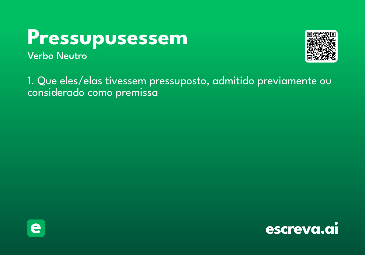 pressupusessem