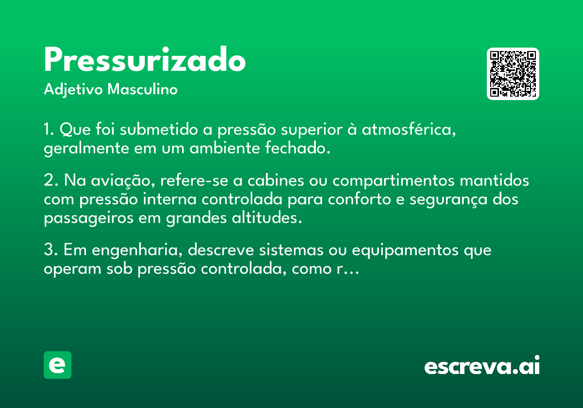 pressurizado
