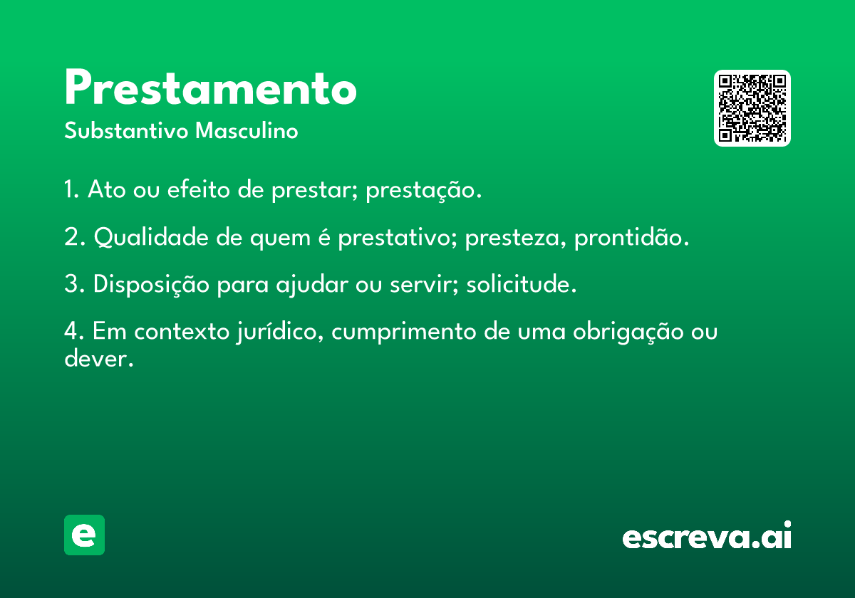 prestamento