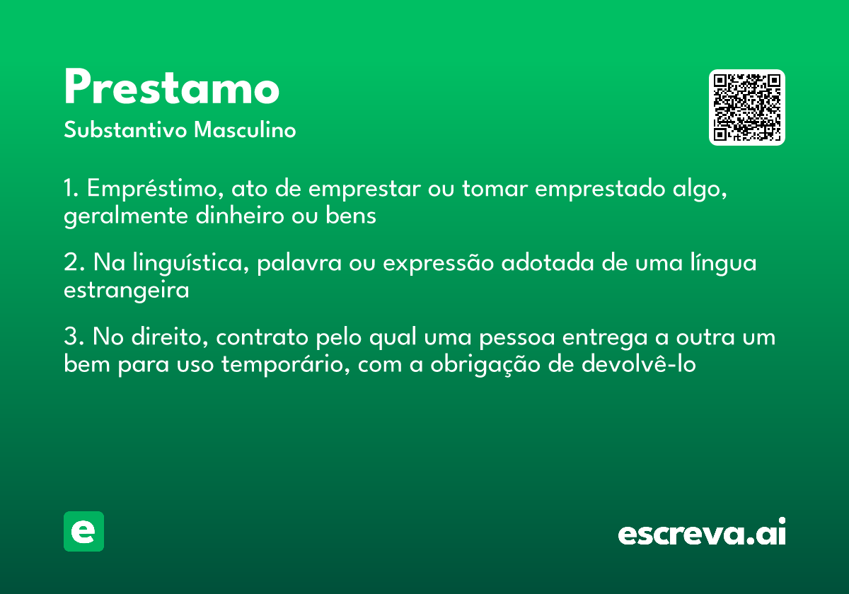 prestamo