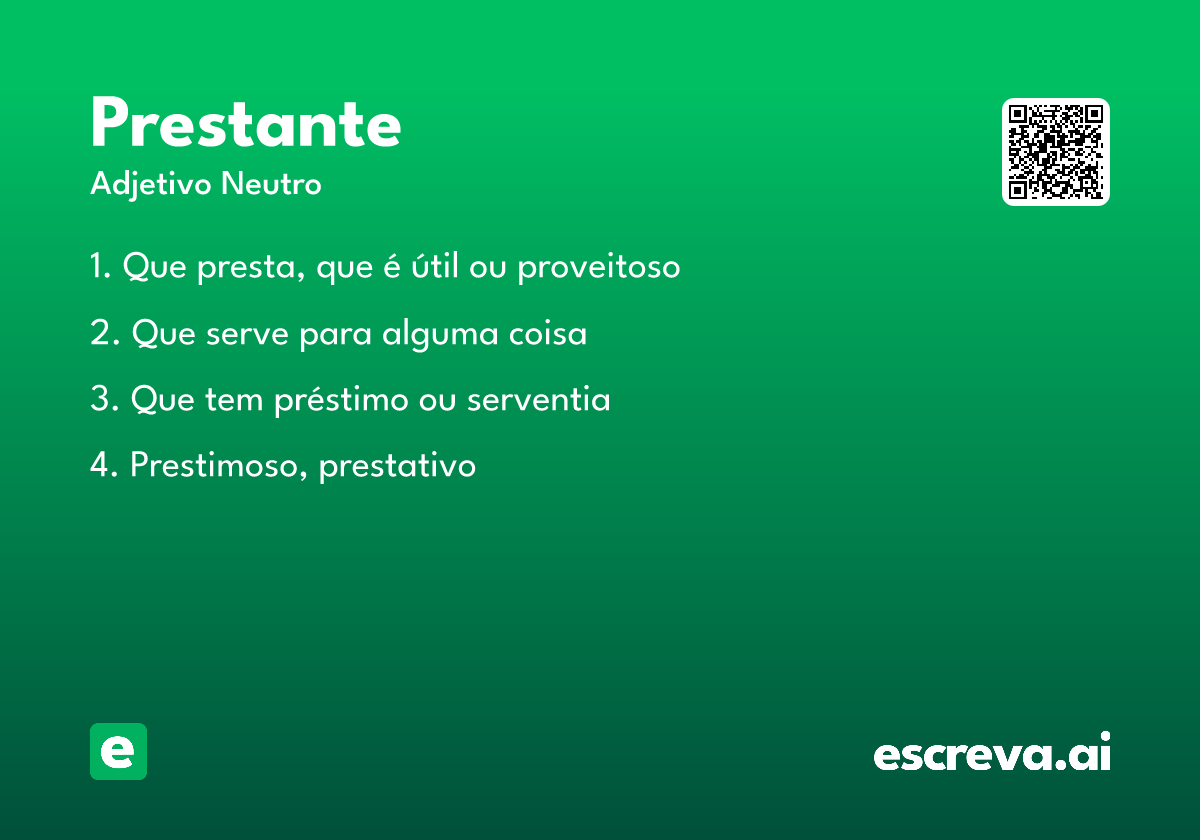 prestante