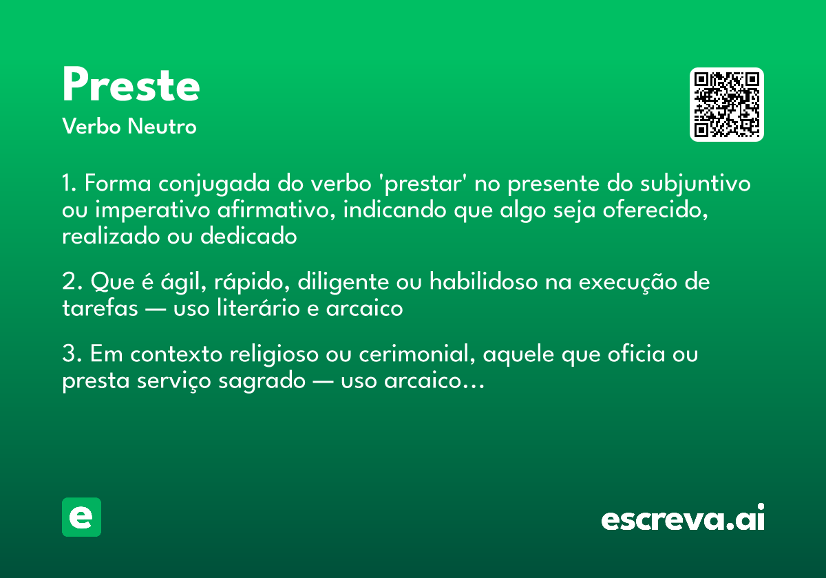 preste