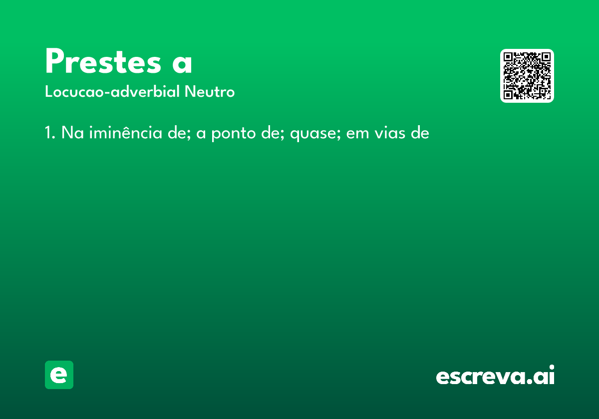 prestes a