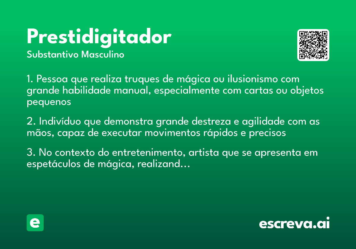 prestidigitador