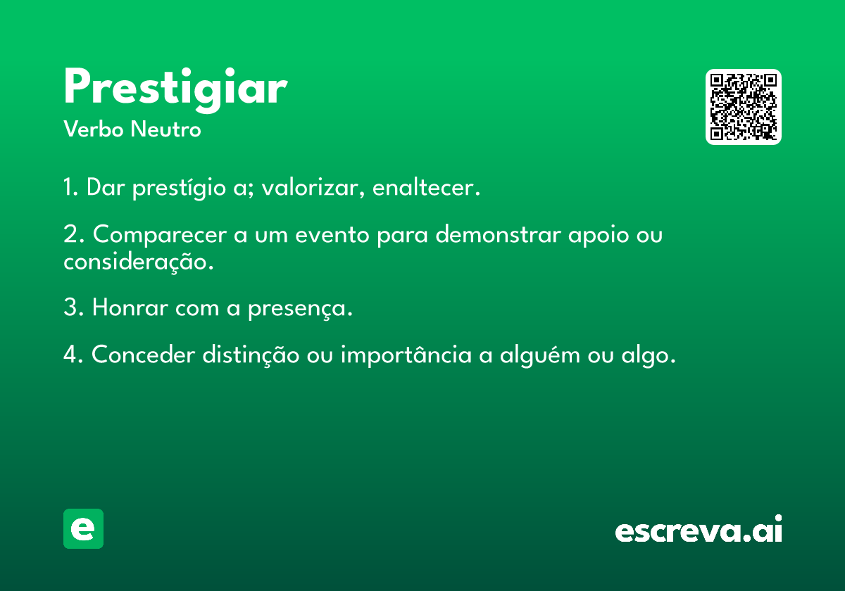 prestigiar