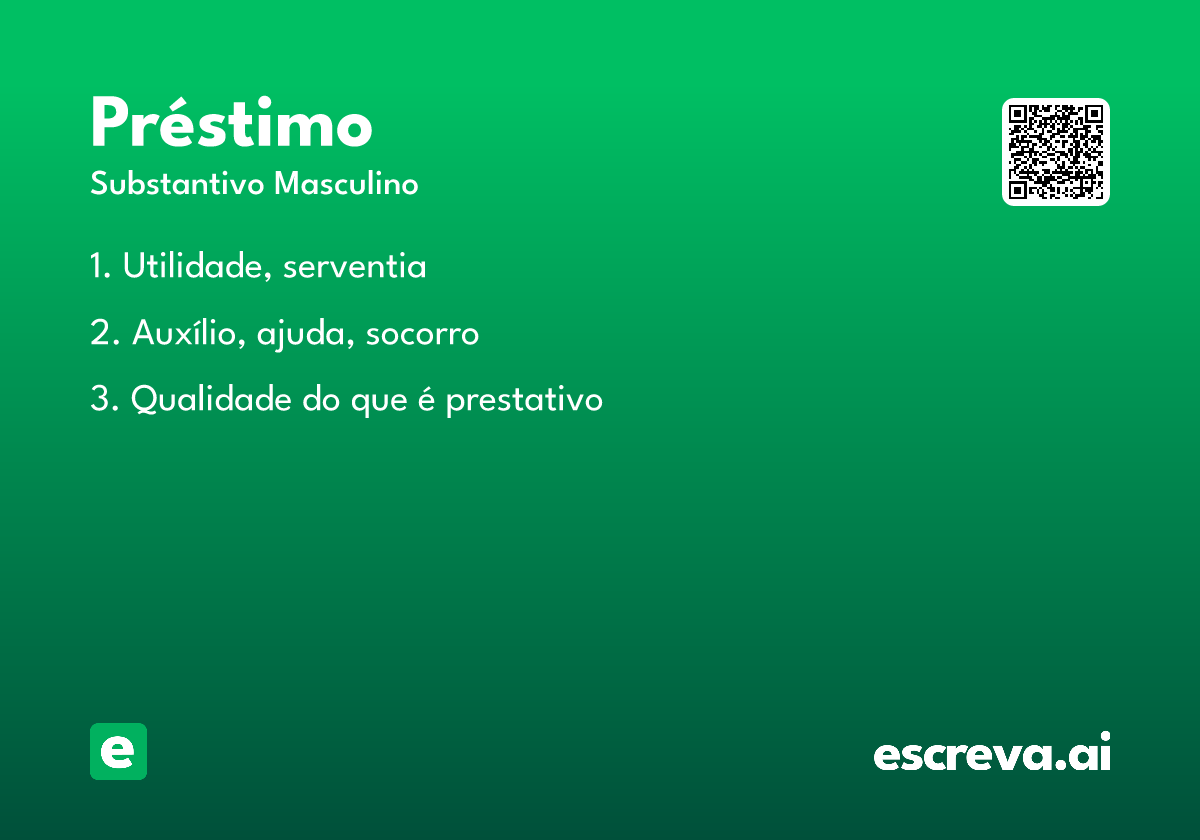 préstimo