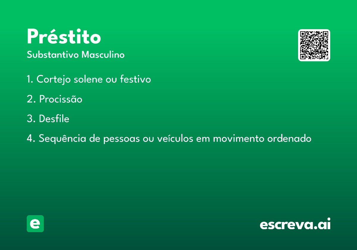 préstito
