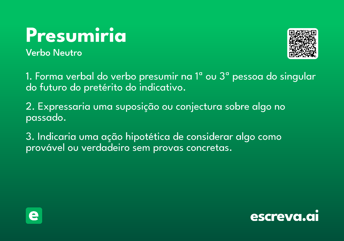 presumiria
