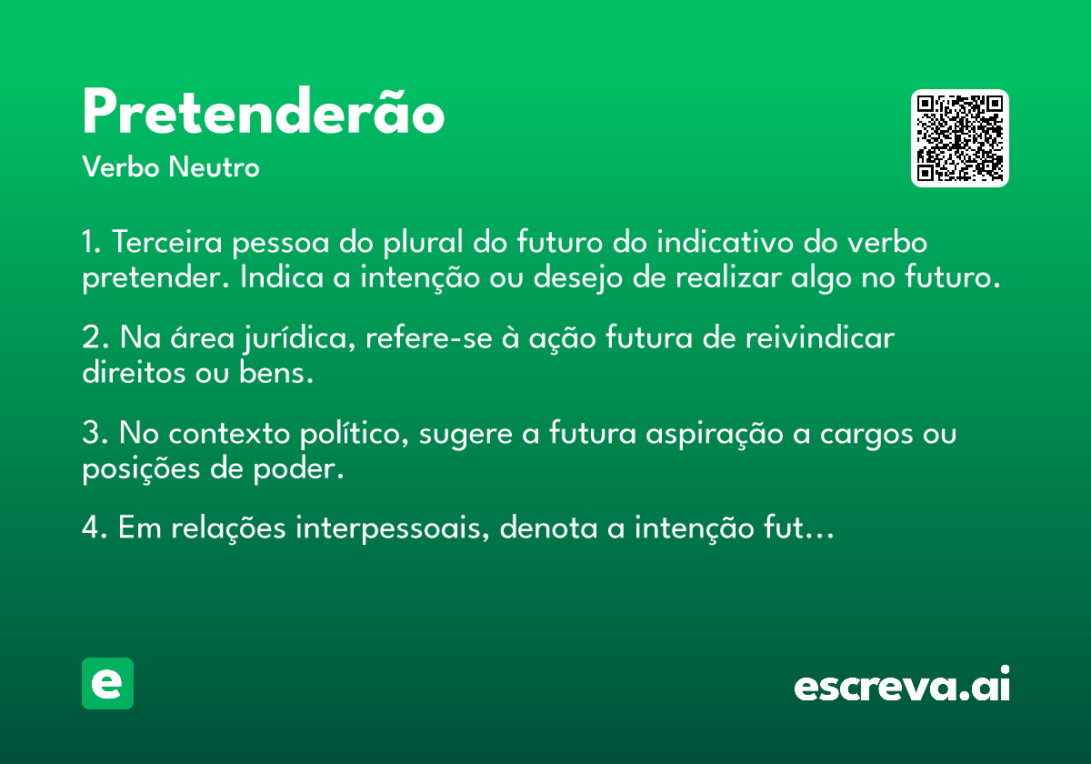 pretenderão