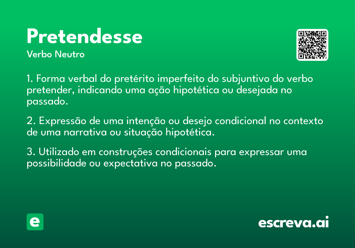 pretendesse