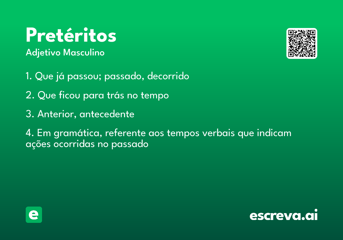 pretéritos