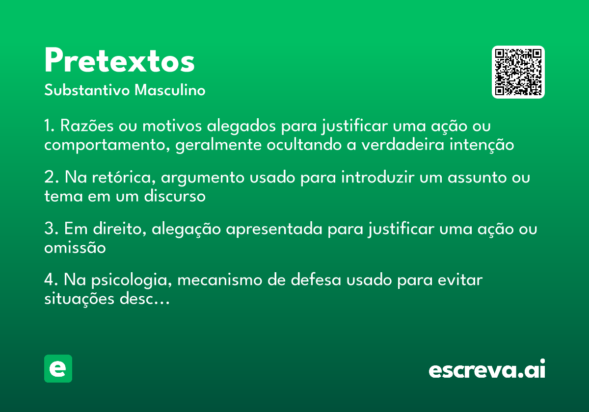pretextos