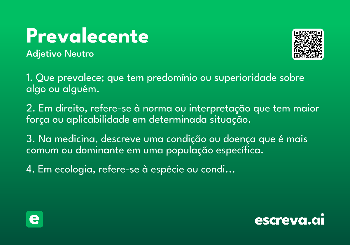 prevalecente