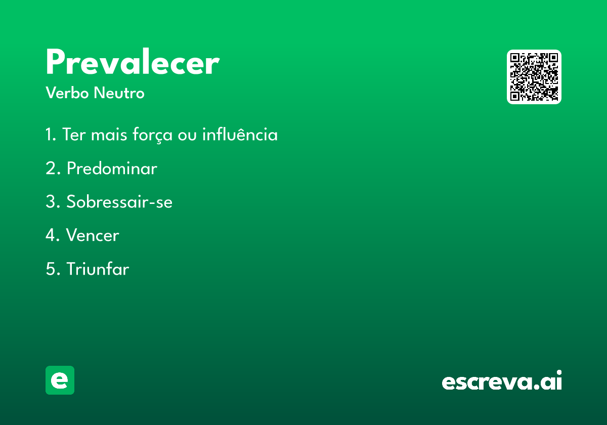 prevalecer