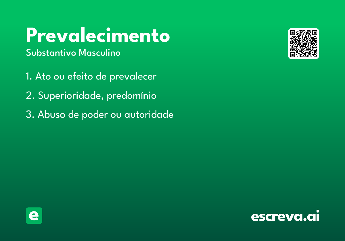 prevalecimento