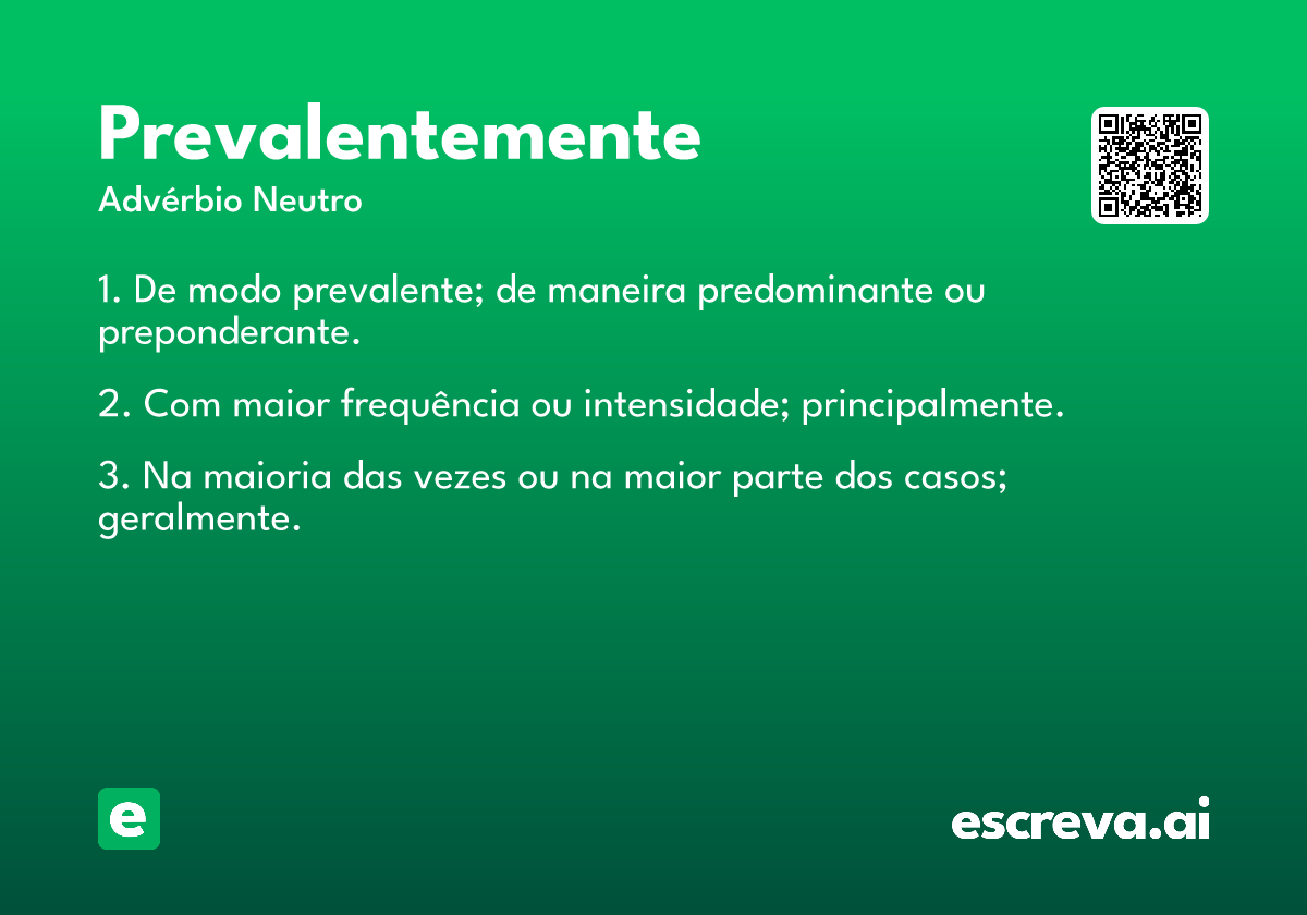 prevalentemente