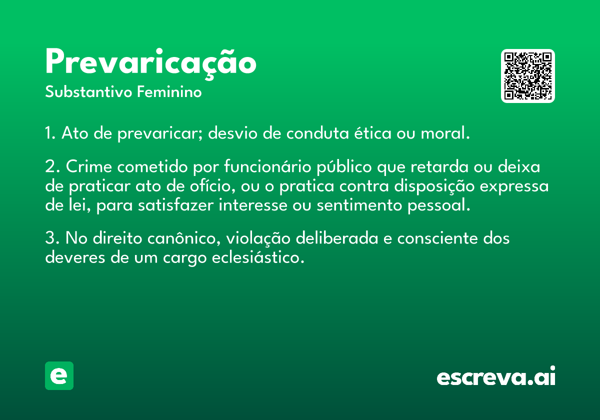 prevaricação