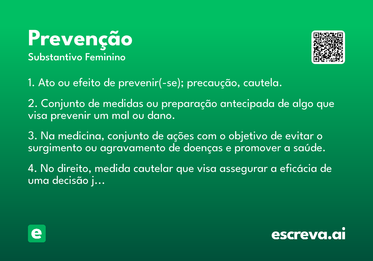 prevenção