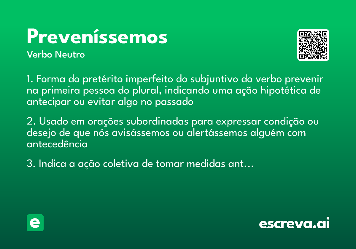 preveníssemos
