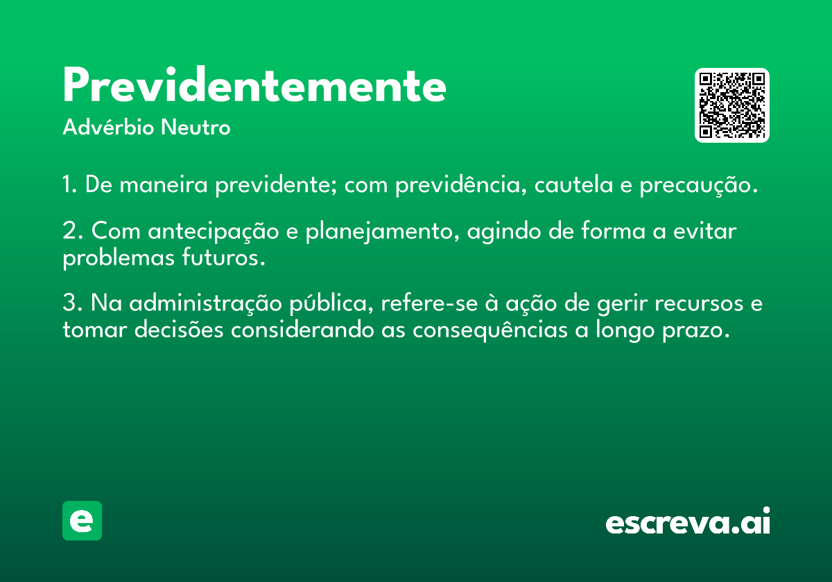 previdentemente