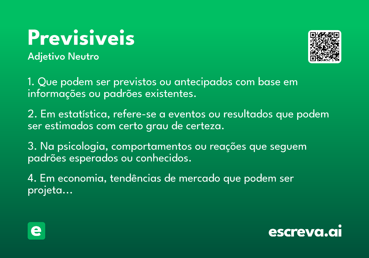 previsiveis