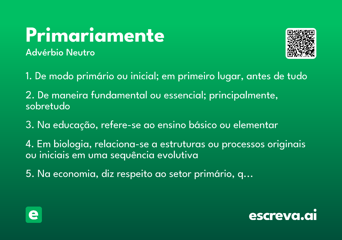primariamente