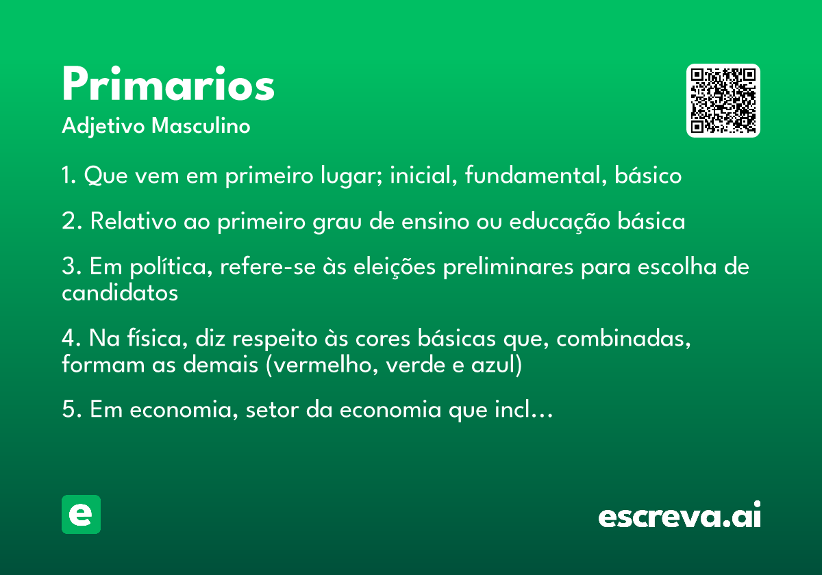 primarios