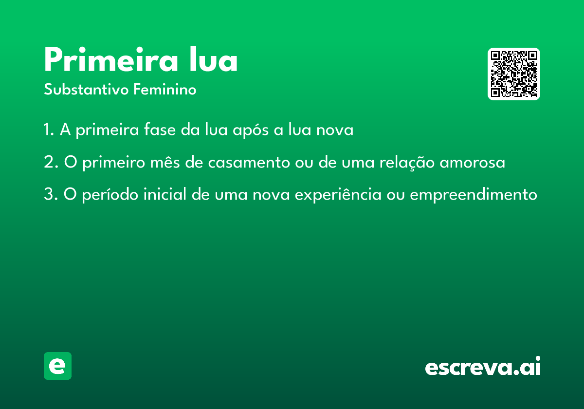 primeira lua