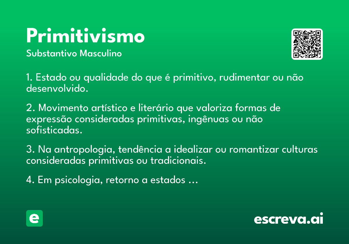 primitivismo