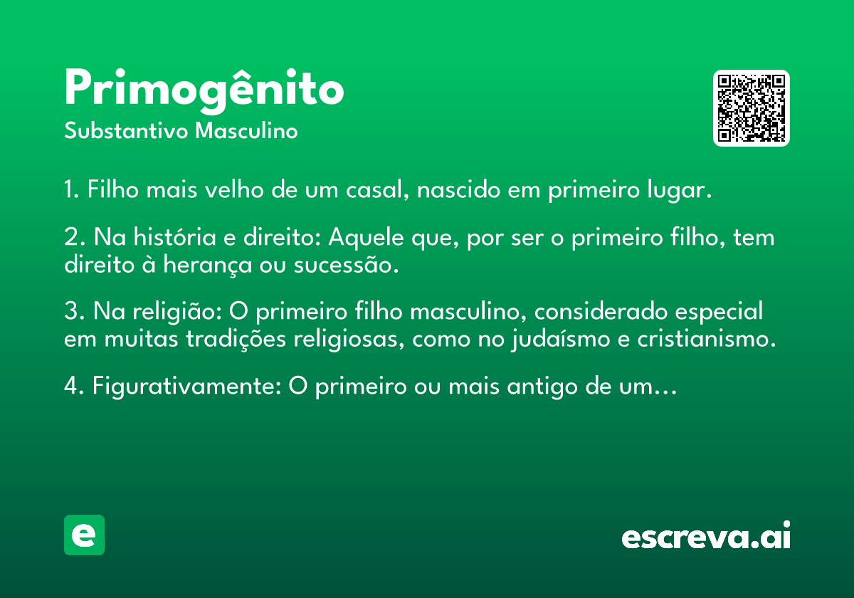 primogênito