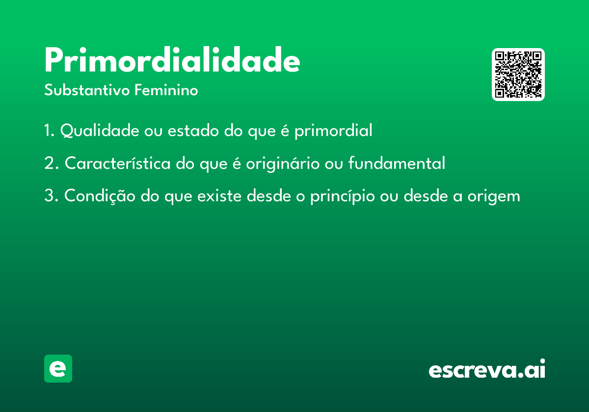 primordialidade