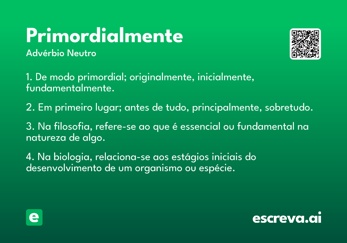 primordialmente