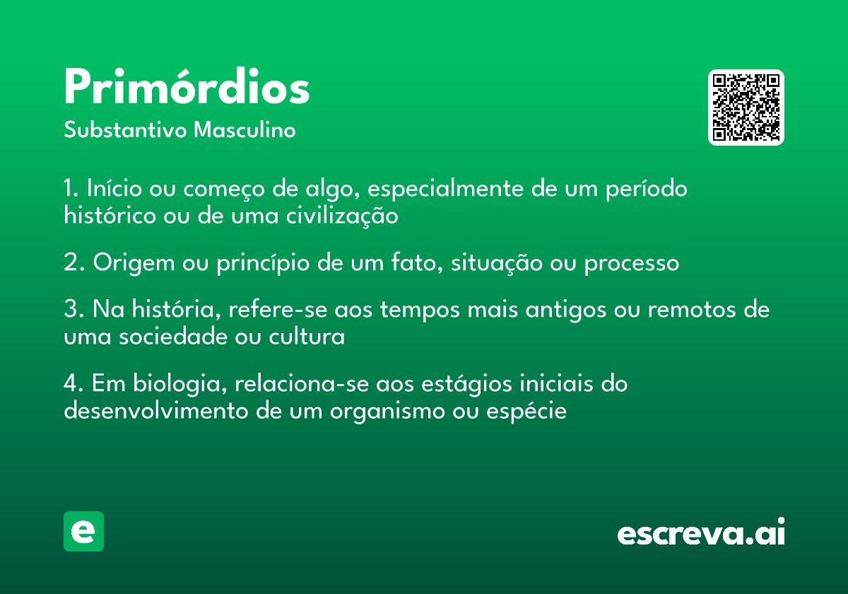 primórdios